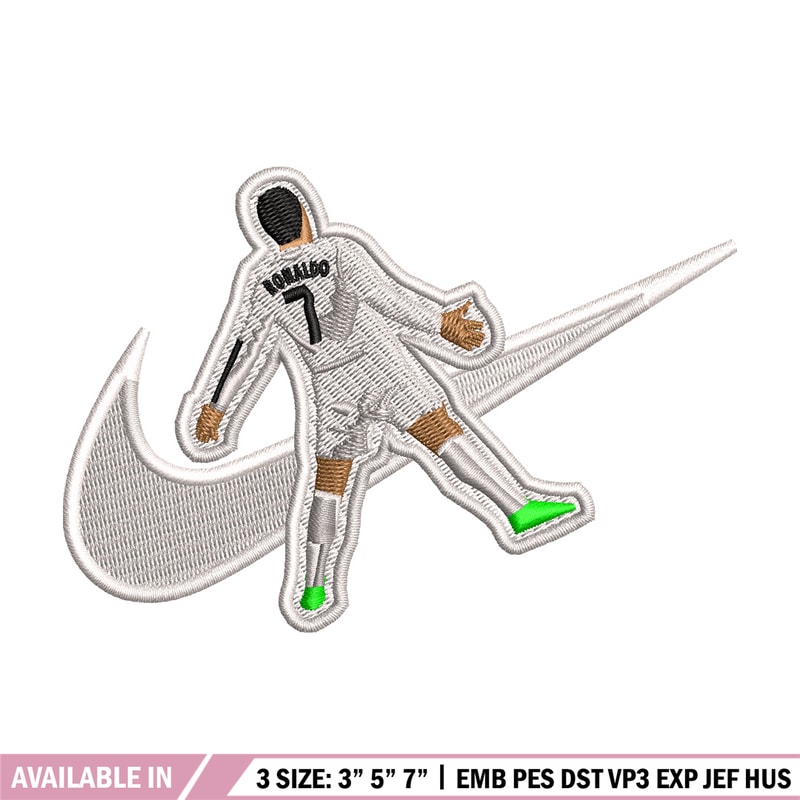 Nike ronaldo embroidery design, Ronaldo embroidery, Nike design, Embroidery shirt, Embroidery file, Digital download.jpg