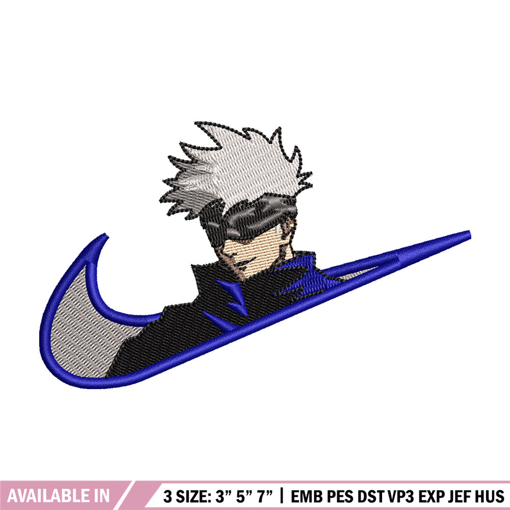 Nike x gojo embroidery design, Jujutsu embroidery, Nike design, Embroidery shirt, Embroidery file,Digital download.jpg