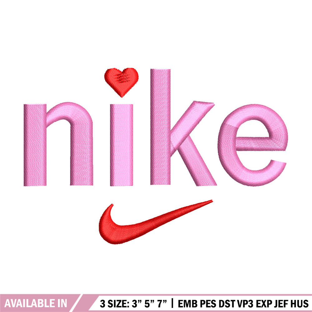 Nike x pink embroidery design, Nike embroidery, Nike design, Embroidery shirt, Embroidery file, Digital download.jpg