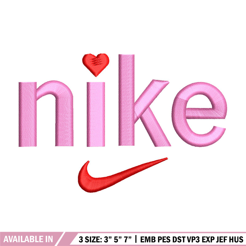 Nike x pink embroidery design, Nike embroidery, Nike design, Embroidery shirt, Embroidery file, Digital download.jpg