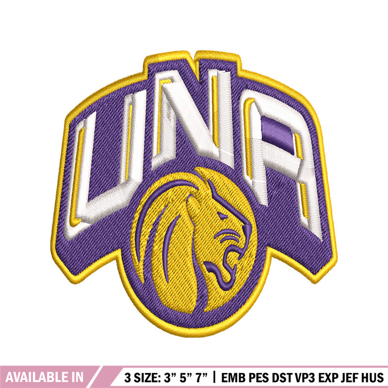 North Alabama Lions embroidery, North Alabama Lions embroidery, logo Sport, Sport embroidery, NCAA embroidery..jpg