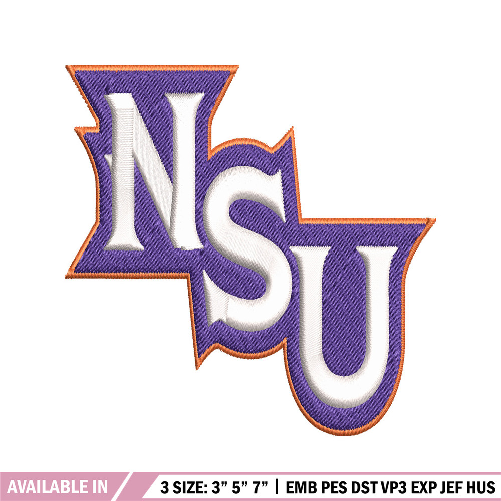 Northwestern State Demons embroidery, Northwestern State Demons embroidery, Sport embroidery, NCAA embroidery..jpg