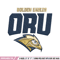 Oral Roberts Golden Eagles embroidery design, Oral Roberts Golden Eagles embroidery, Sport embroidery, NCAA embroidery..jpg