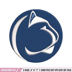 penn state nittany lions embroidery design, penn state nittany lions embroidery, sport embroidery, ncaa embroidery