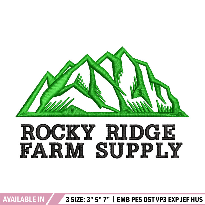Rocky ridge embroidery design, Rocky ridge embroidery, Emb design, Embroidery shirt, Embroidery file, Digital download.jpg