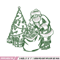 Santa gift embroidery design, Chrismas embroidery, Anime design, Embroidery file, Embroidery shirt, Digital download.jpg
