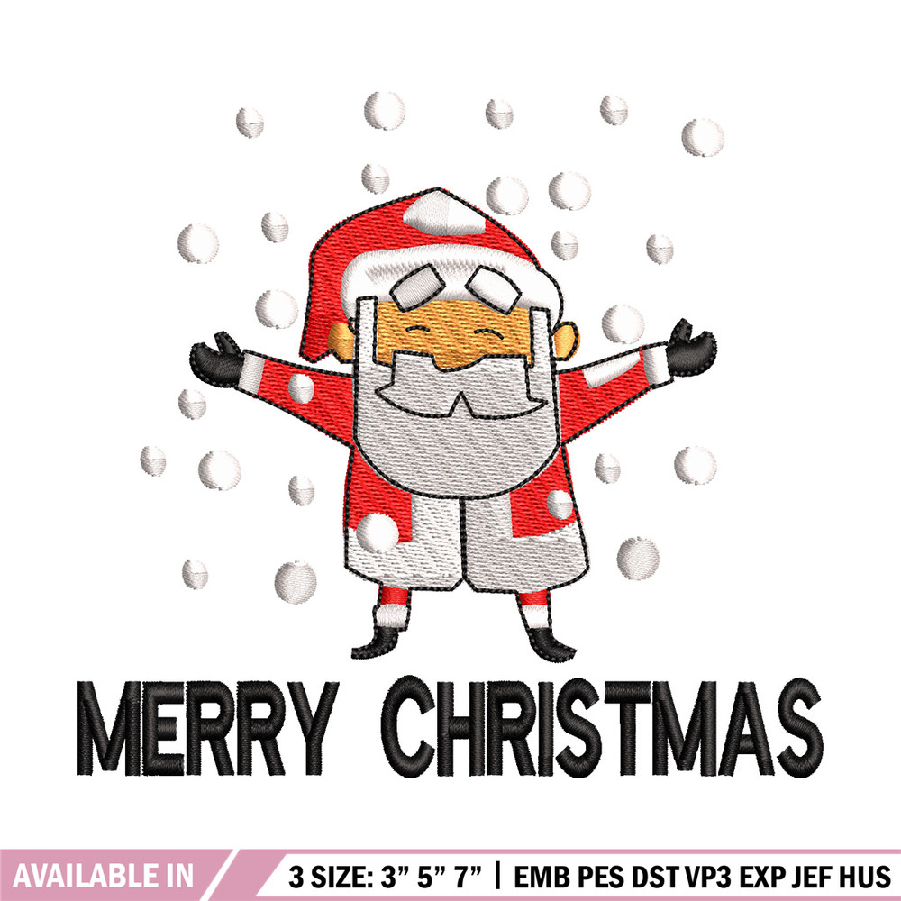 Satan snow embroidery design, Chrismas embroidery, Emb design, Embroidery shirt, Embroidery file, Digital download.jpg