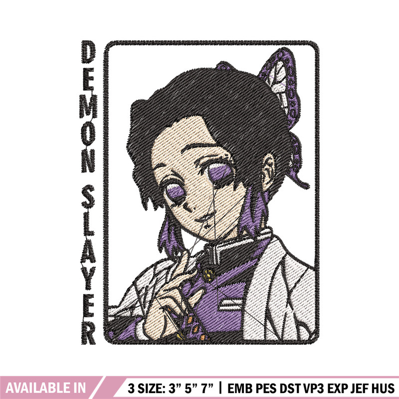 Shinobu frame embroidery design, Shinobu embroidery, Anime design, Embroidery shirt, Embroidery file, Digital download.jpg