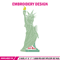 Statue of Liberty Embroidery Design, Logo Embroidery, Embroidery File, Anime Embroidery, Anime shirt, Digital download.jpg