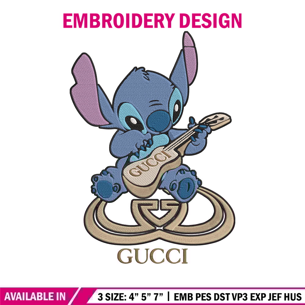 Stitch x gucci Embroidery Design, Gucci Embroidery, Embroidery File, Gucci Embroidery, Anime shirt, Digital download.jpg