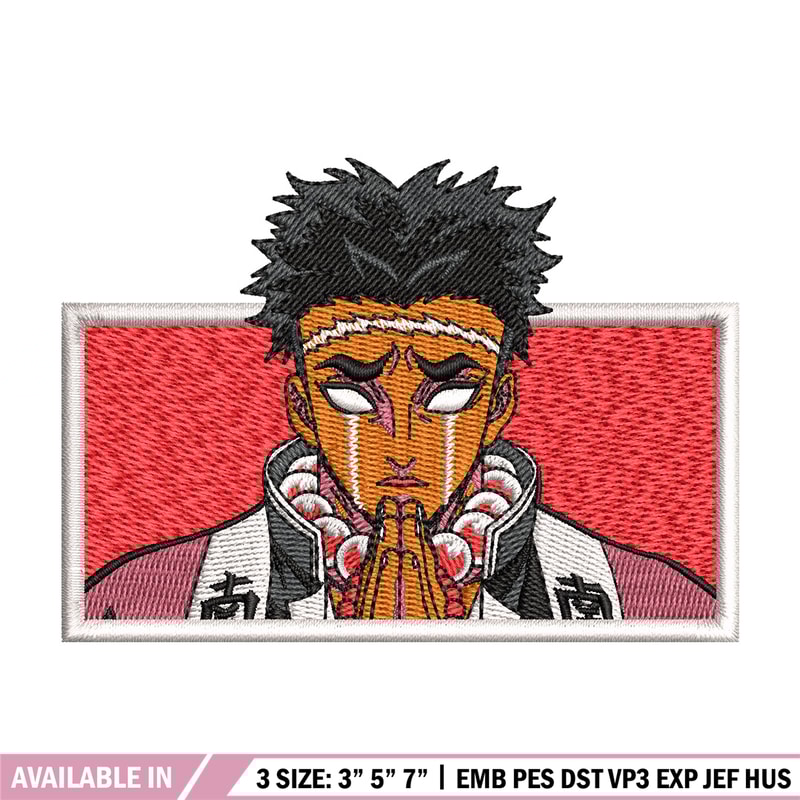 Stone hashira embroidery design, Gyomei embroidery, Anime design, Embroidery file, Embroidery shirt, Digital download.jpg