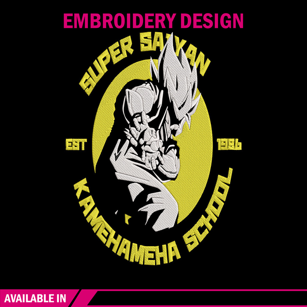 Super saiyan Embroidery Design, Dragonball Embroidery, Embroidery File, Anime Embroidery, Anime shirt, Digital download.jpg