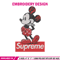 Supreme mickey Embroidery Design, Mickey Embroidery, Embroidery File, Supreme Embroidery, Anime shirt, Digital download.jpg