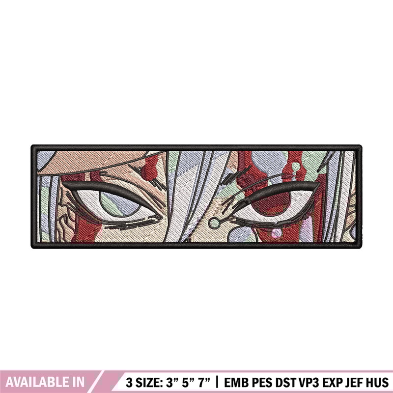 Tengen eyes embroidery design, Tengen embroidery, Embroidery shirt, Embroidery file, Anime design, Digital download.jpg