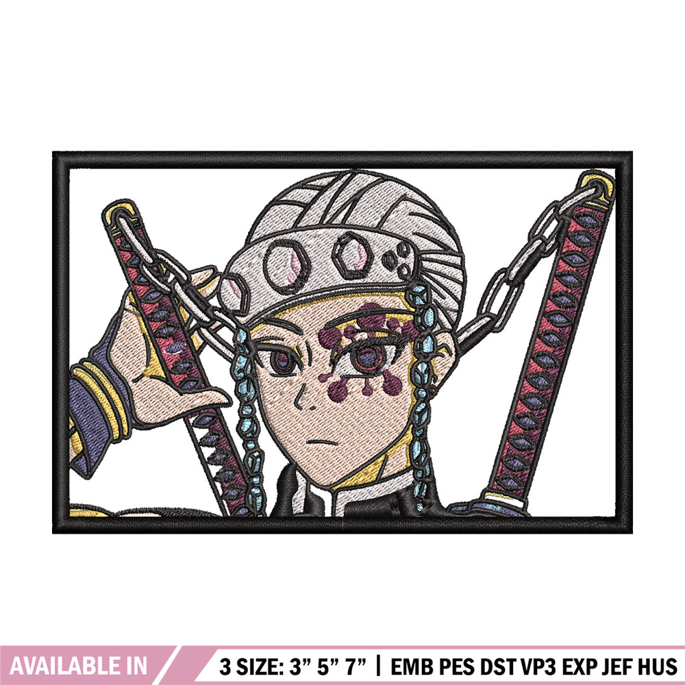 Tengen frame embroidery design, Tengen embroidery, Anime design, Embroidery shirt, Embroidery file, Digital download.jpg