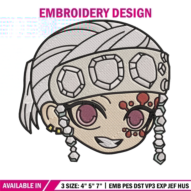 Tengen sticker Embroidery Design, Demon slayer Embroidery, Embroidery File, Anime Embroidery, Digital download.jpg