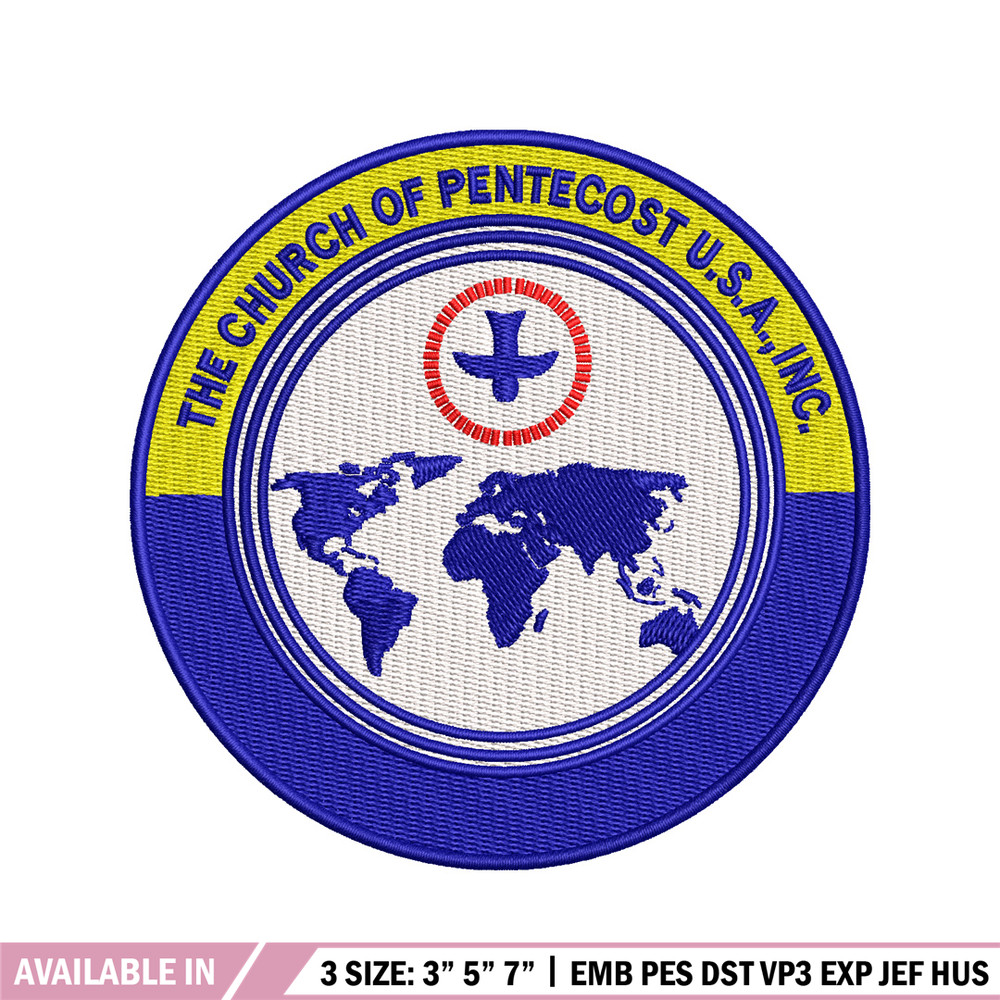 The Church of Pentecost embroidery design, logo embroidery, logo design, embroidery file, logo shirt, Digital download..jpg