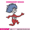 Thing 2 Embroidery Design, Dr seuss Embroidery, Embroidery File, logo shirt, Embroidery design, Digital download.jpg