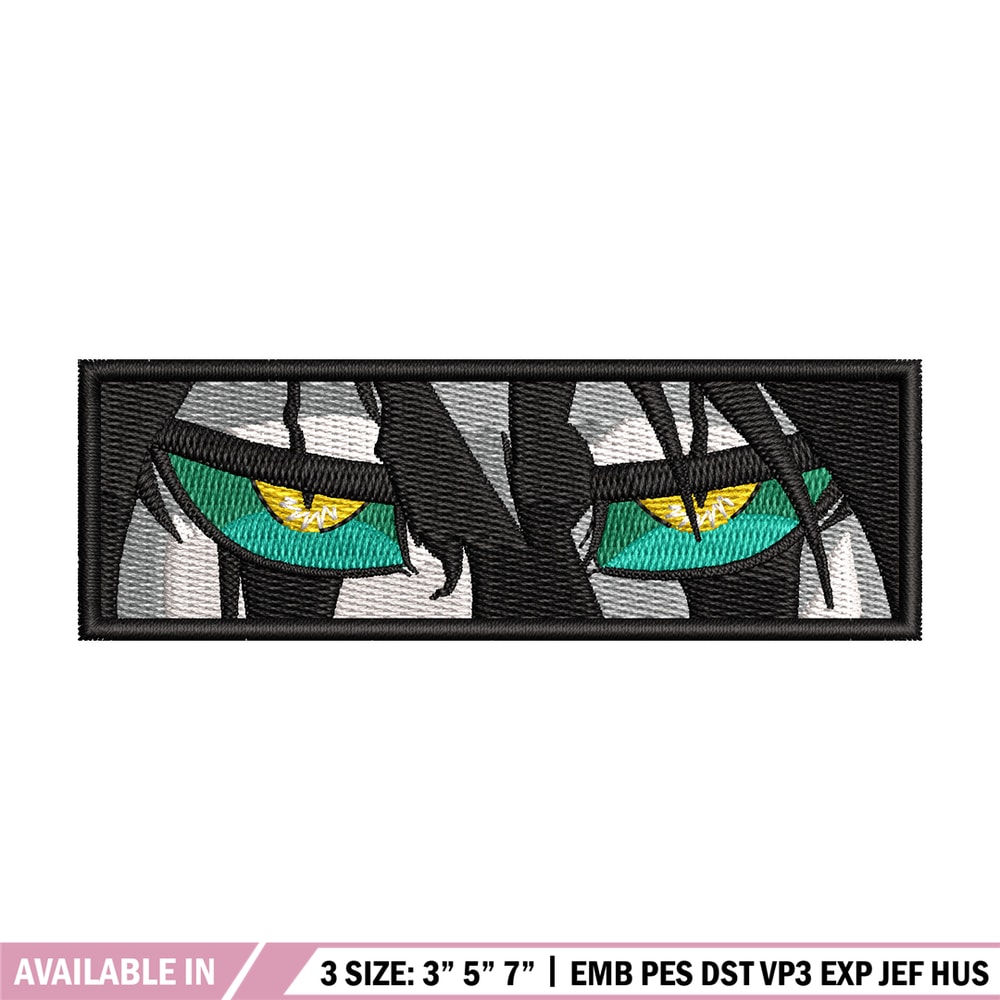 Ulquiorra Eyes embroidery design, Bleach embroidery, Anime design, Embroidery file, Embroidery shirt, Digital download.jpg