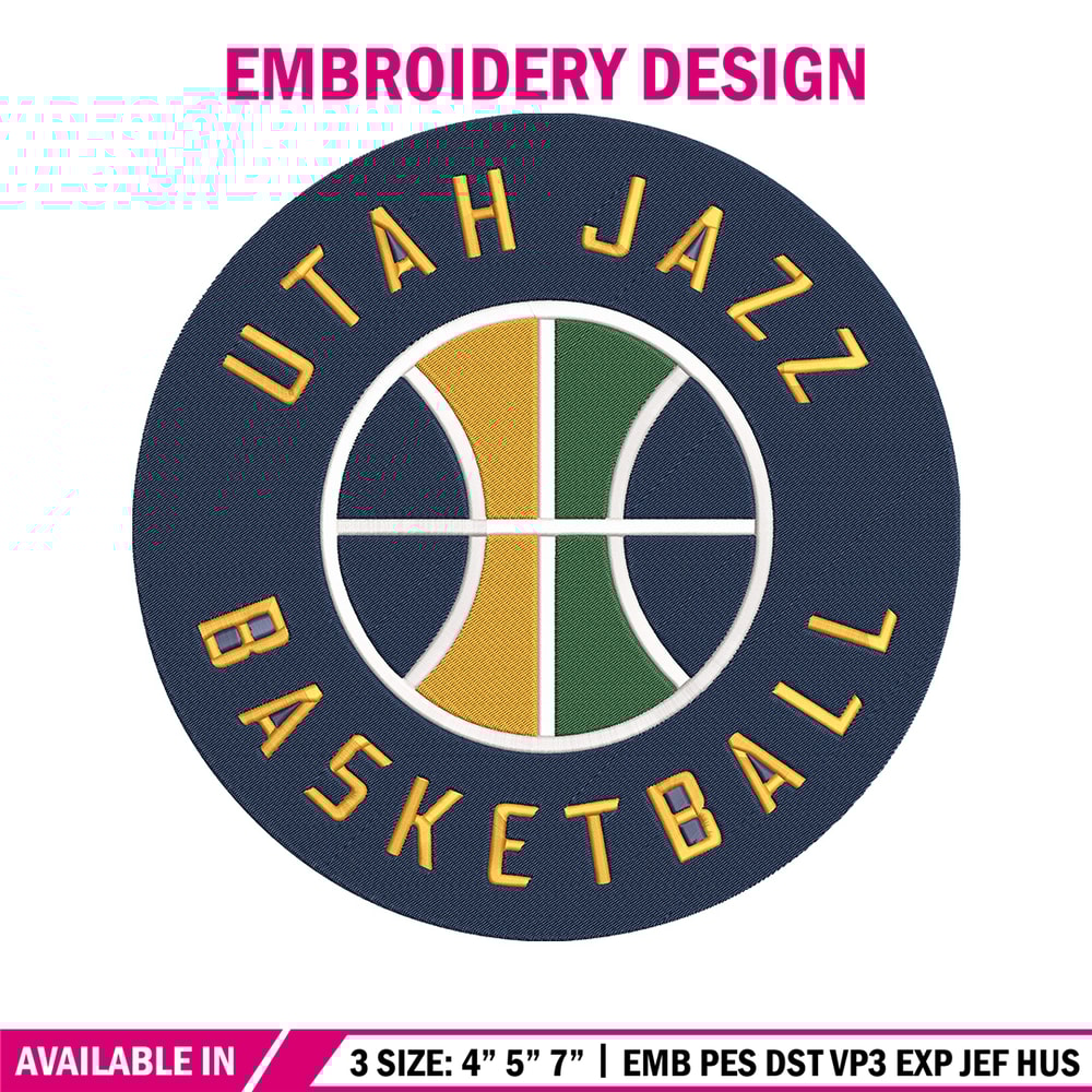 Utah Jazz logo embroidery design, NBA embroidery, Sport embroidery, Embroidery design,Logo sport embroidery.jpg