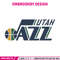 Utah Jazz logo embroidery design,NBA embroidery,Sport embroidery, Embroidery design, Logo sport embroidery..jpg