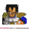 Vegeta saiyan embroidery design, Dragonball embroidery, Anime design, Embroidery shirt, Embroidery file, Digital downloa.jpg