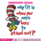 Why Fit In When You Were Born To Stand Out Embroidery Design, Dr Seuss Embroidery, Embroidery File, Digital download. (2.jpg