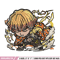 Zenitsu Thunder Breathing chibi embroidery design, Kimetsu no Yaiba embroidery, anime design, Digital download.jpg