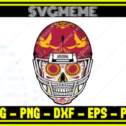 sugar skull arizona cardinals nfl svg png dxf eps pdf clipart for cricut sugar s,nfl svg,nfl football,super bowl, super