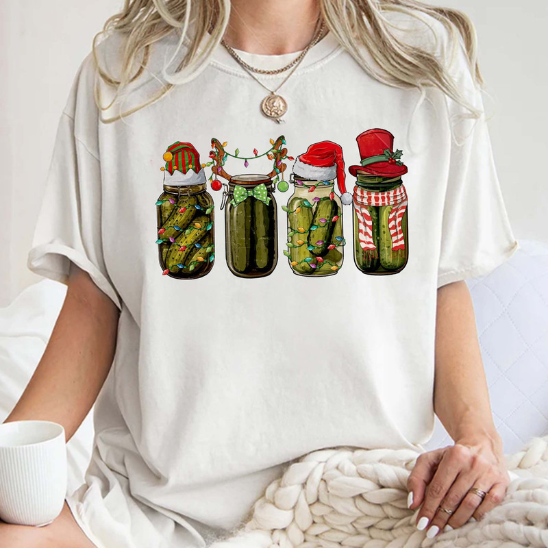 Canned Pickles Christmas Shirt, Homemade Pickle Jar , Pickle Lover, Canning Season, Homemade Pickles Gift Unisex T Shirt Sweatshirt Hoodie.jpg