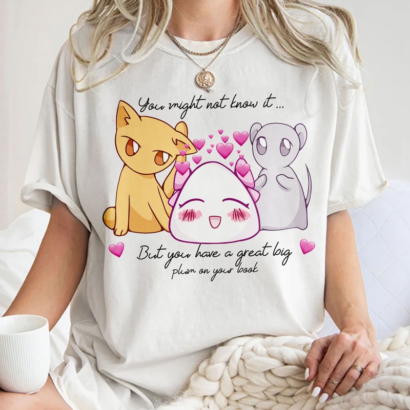 Fruit Basket Cat Mouse Anime, Tohru , Kyo, Yuki, Onigiri, Fruits Basket Gift Unisex T Shirt Sweatshirt Hoodie.jpg