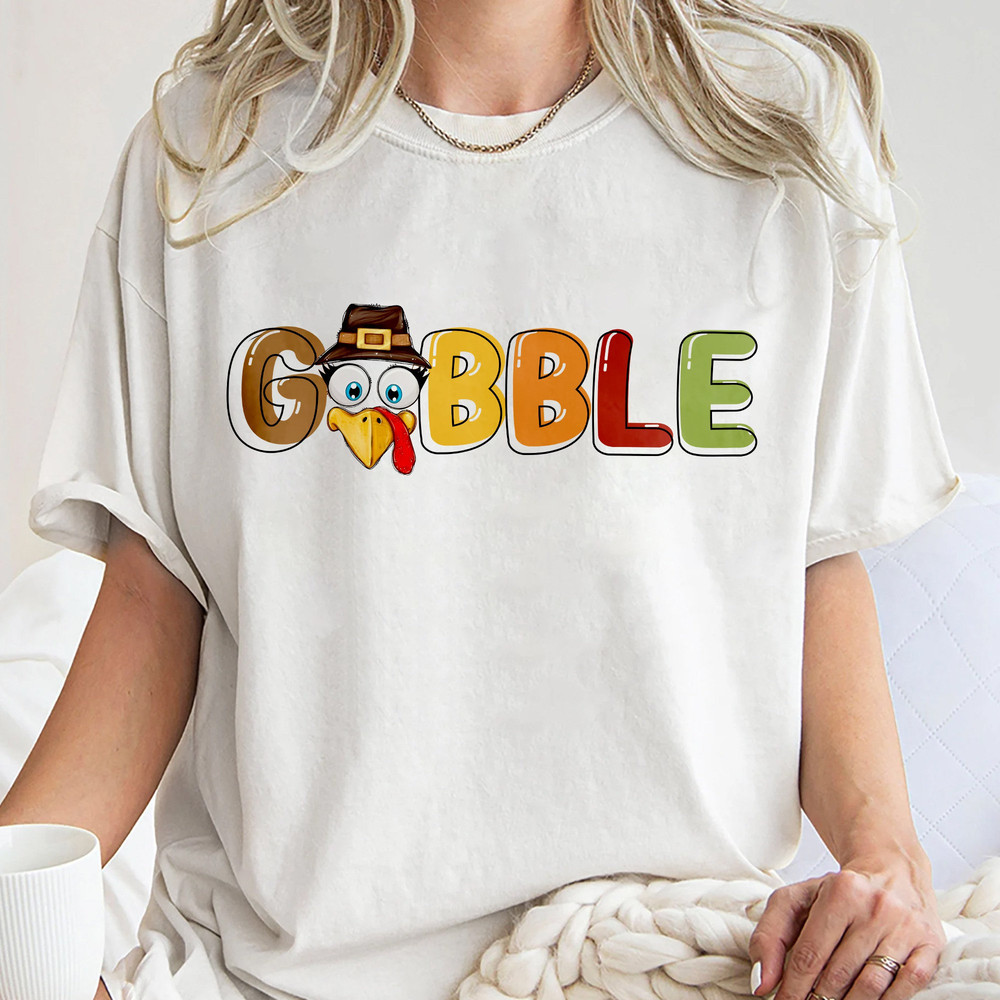 Gobble Gobble Thanksgiving Shirt, Thanksgiving T Shirt Womens, family shirts, Thanksgiving 2023 Unisex T Shirt Sweatshirt Hoodie.jpg