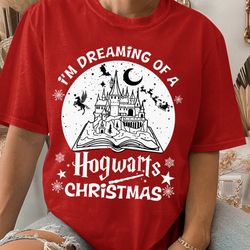 i'm dreaming of a hogwarts christmas shirt, disney family ch