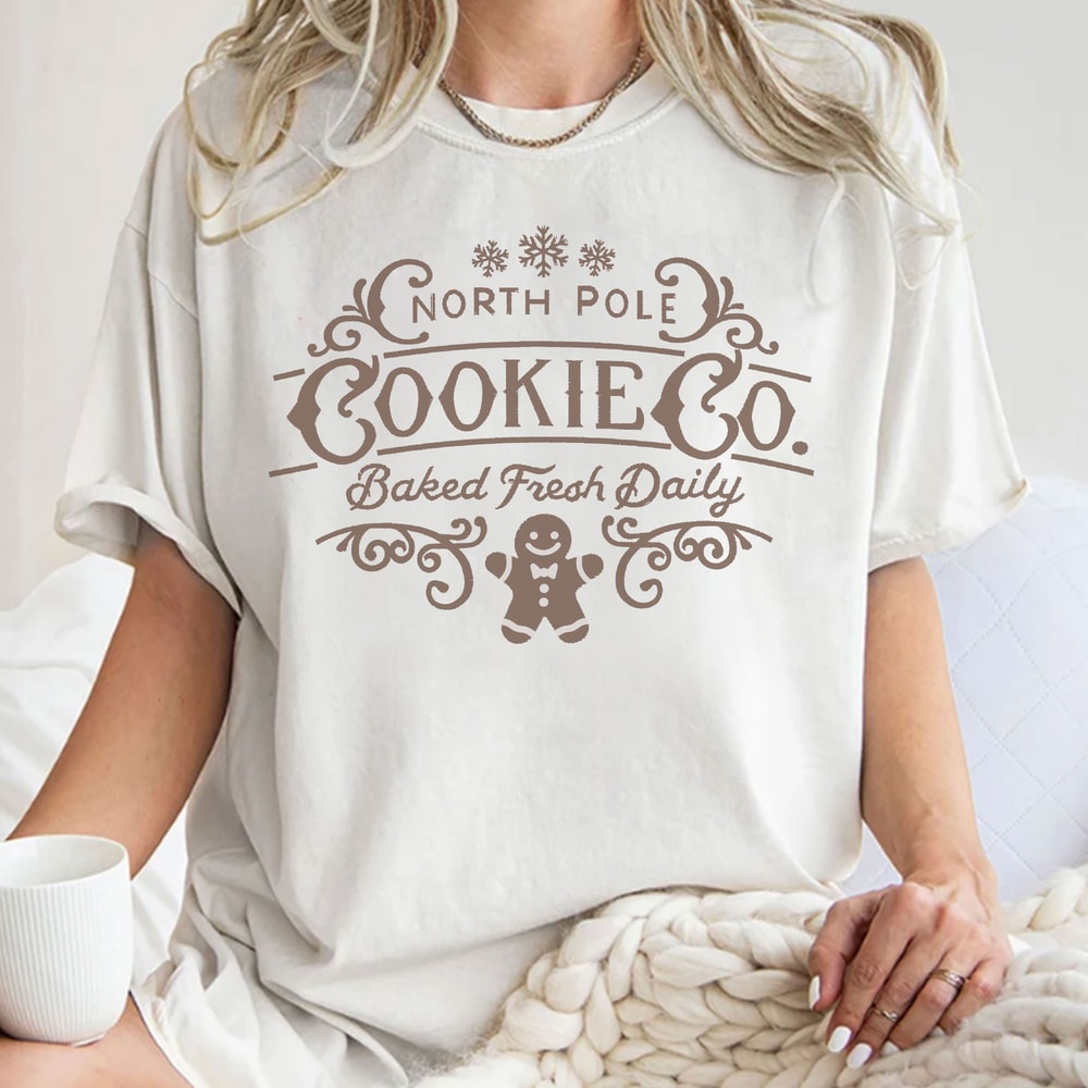 North Pole Cookie Co Unisex T Shirt Sweatshirt Hoodie.jpg
