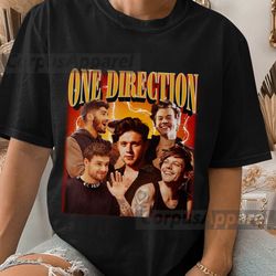 one direction vintage 90s shirt, heavy metal direction t-shi