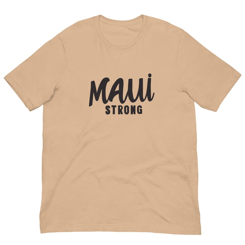 Maui Strong Shirt, Lahaina Strong Shirt, Support Maui Fire Relief Hawaii Shoreline Tshirt Fire Victim Fundraiser.jpg