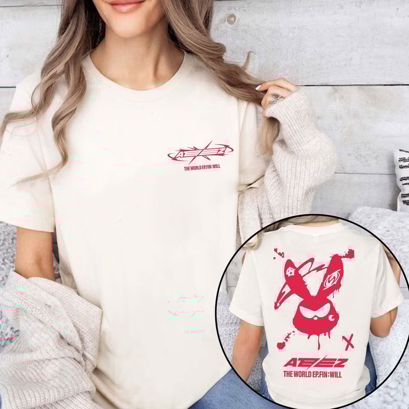 Double Sided Ateez The World Ep.Fin Will Shirt, Ateez Kpop Shirt, Ateez Fan Shirt, Ateez Album Shirt, Ateez World Tour, Ateez Atiny Tee.jpg