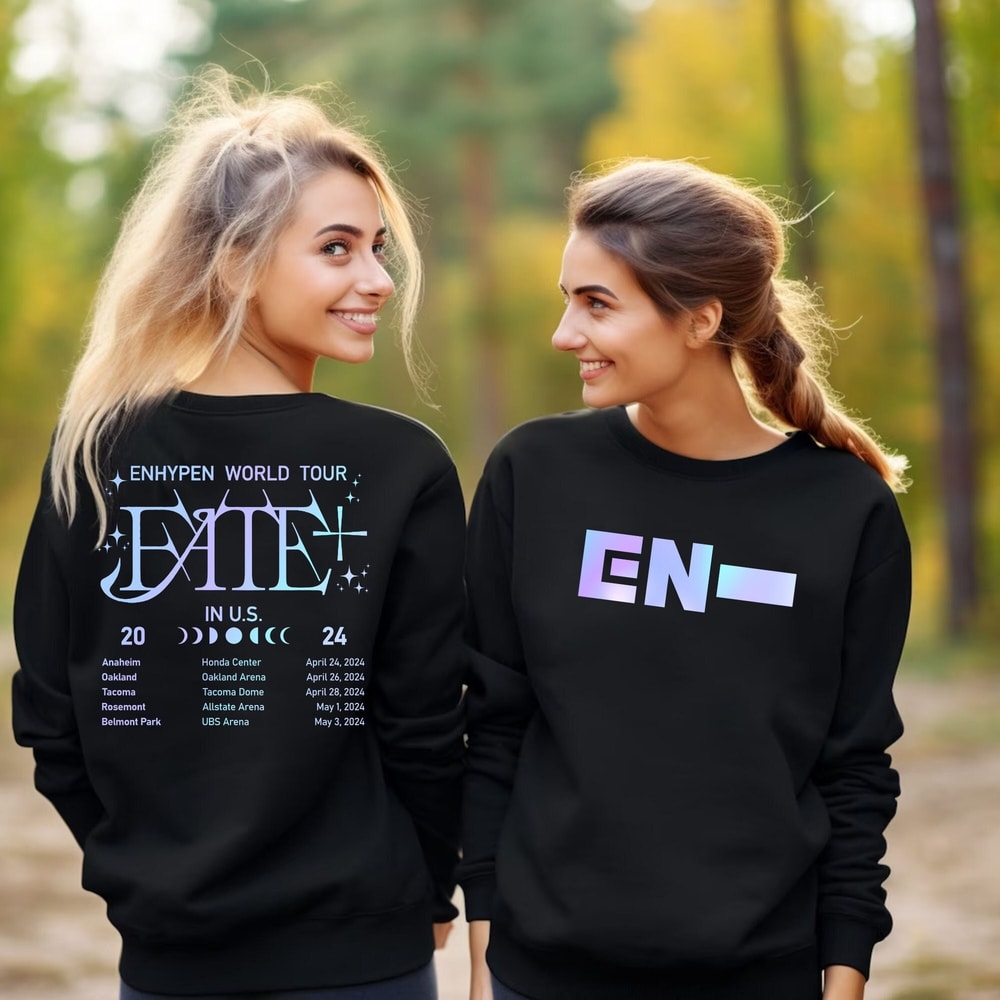 Double Sided Enhypen Fate Plus World Tour Shirt, Enhypen Kpop Tshirt, En Hypen Fate Sweatshirt, Enhypen Dark Blood, Enhypen Engene Tee.jpg