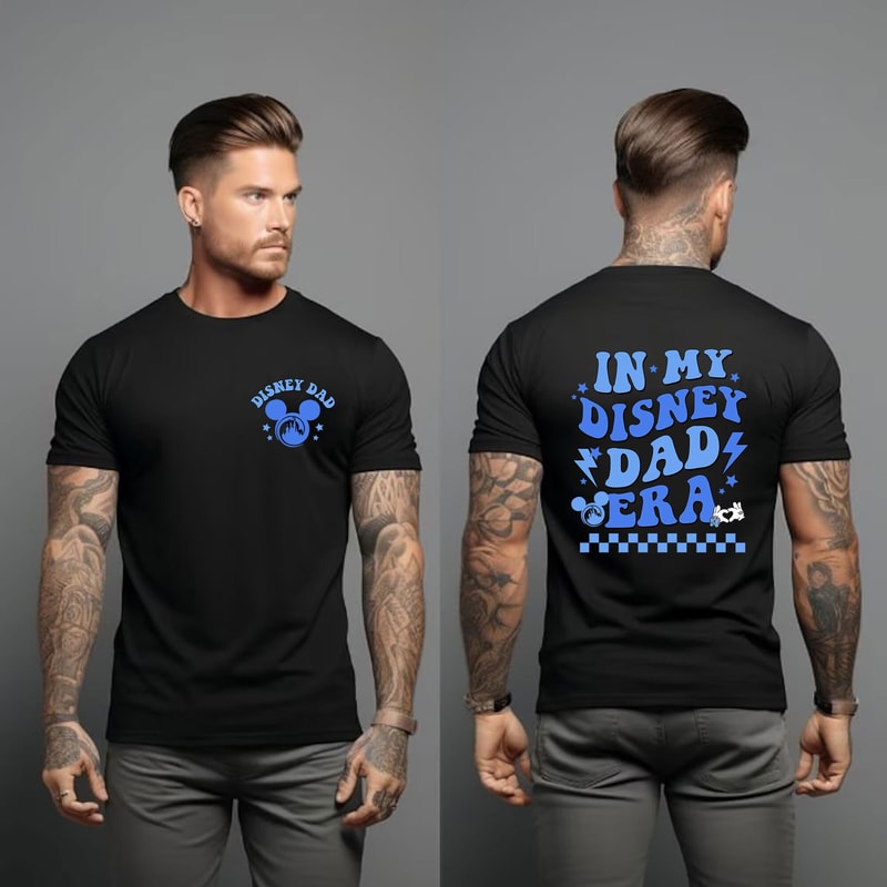 Double Sided In My Disney Dad Era Shirt, Disney Dad Tshirt, Mickey Mouse Dad Shirt, Disney Dada Shirt, Disney Fathers Day, Family Trip Tee.jpg
