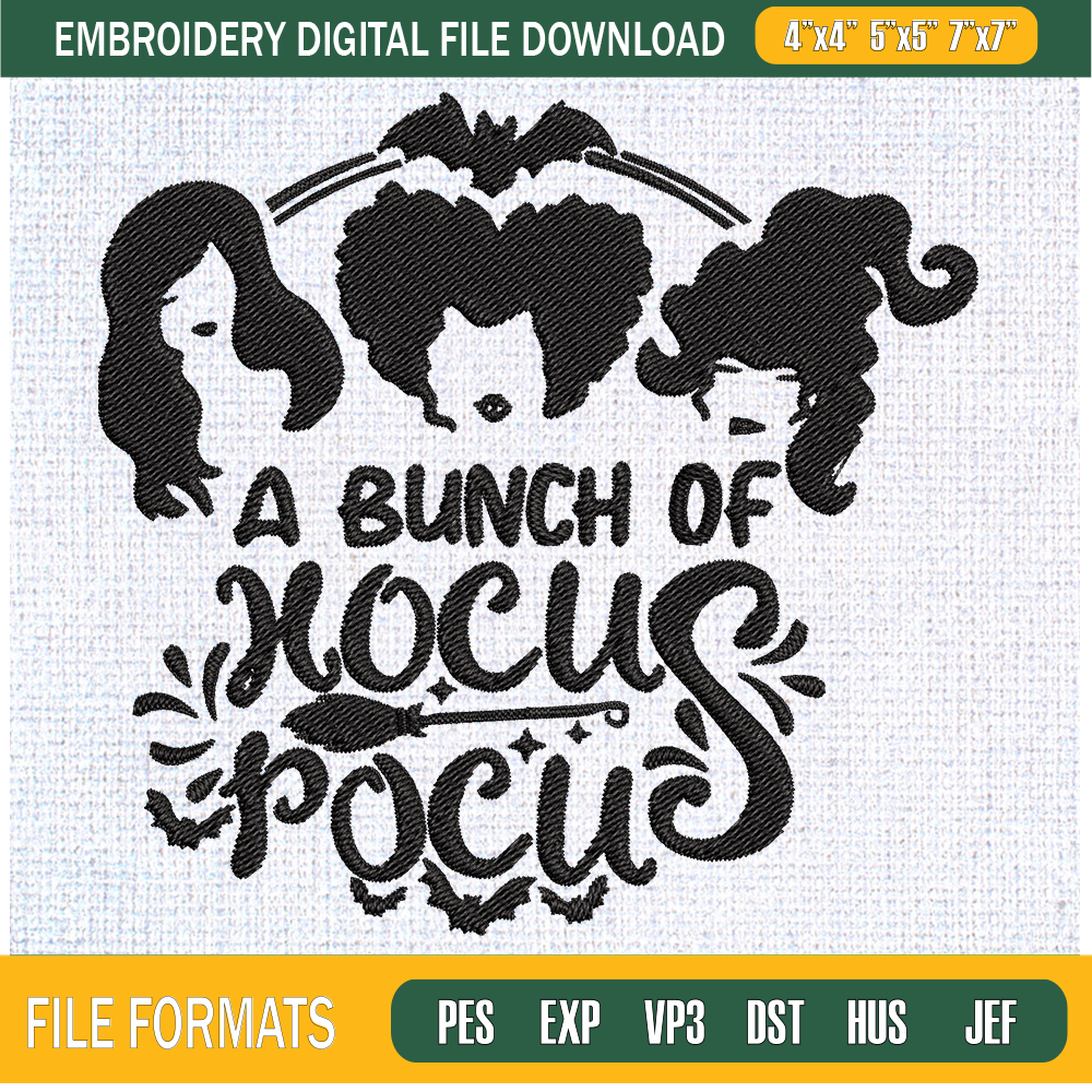 A Bunch Of Hocus Pocus Embroidery Designs, Halloween Machine Embroidery Design, Machine Embroidery Designs - Premium & Original SVG Cut Files.jpg