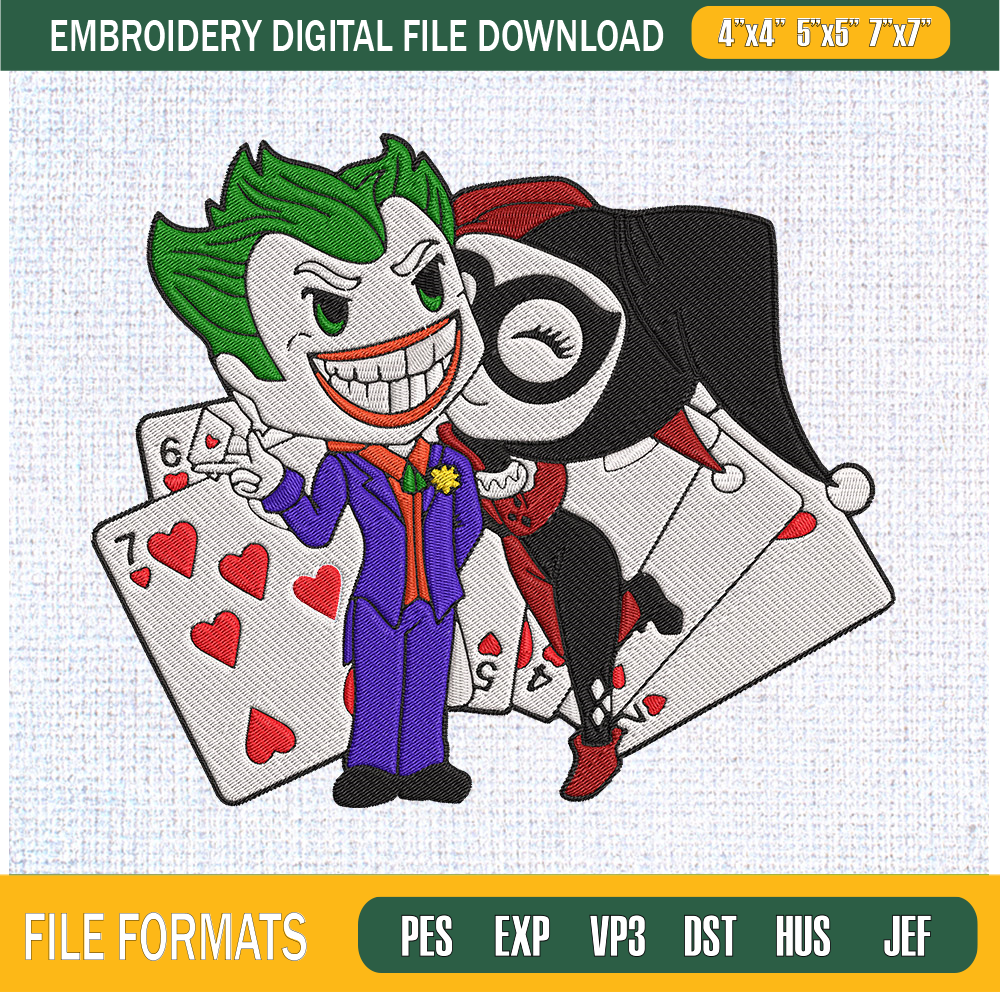 Baby Joker And Harley Quinn Embroidery Designs, DC Comics Machine Embroidery Design, Machine Embroidery Designs - Premium & Original SVG Cut Files.jpg