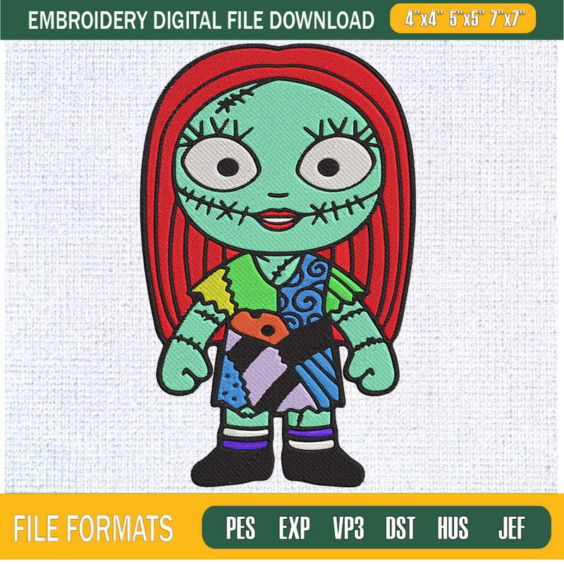 Baby Sally Do The Nightmare Embroidery Designs, Halloween Machine Embroidery Design, Machine Embroidery Designs - Premium & Original SVG Cut Files.jpg