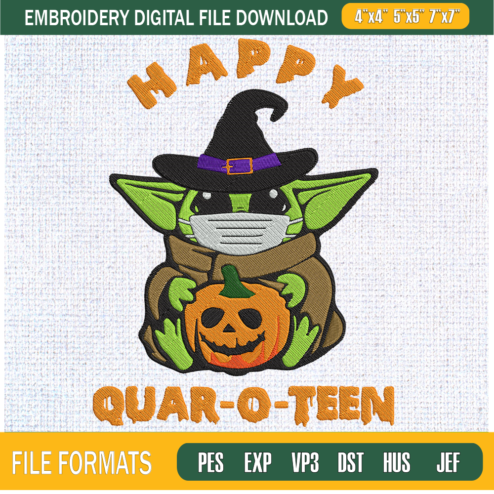 Baby Yoda Happy Quaroteen Embroidery Designs, Baby Yoda Machine Embroidery Design, Machine Embroidery Designs - Premium & Original SVG Cut Files.jpg