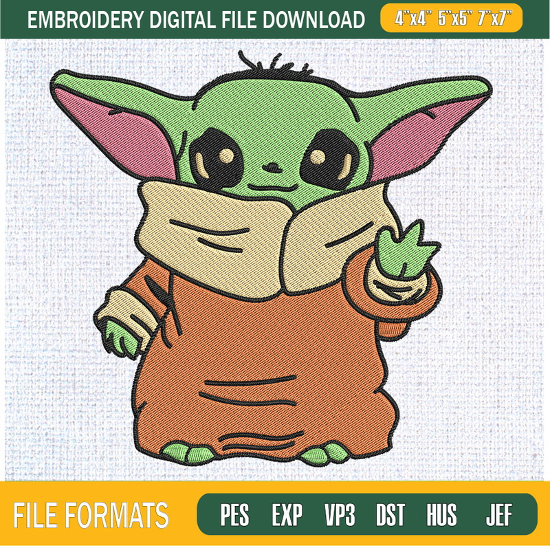 Baby Yoda The Child Embroidery Designs, Baby Yoda Machine Embroidery Design, Machine Embroidery Designs - Premium & Original SVG Cut Files.jpg