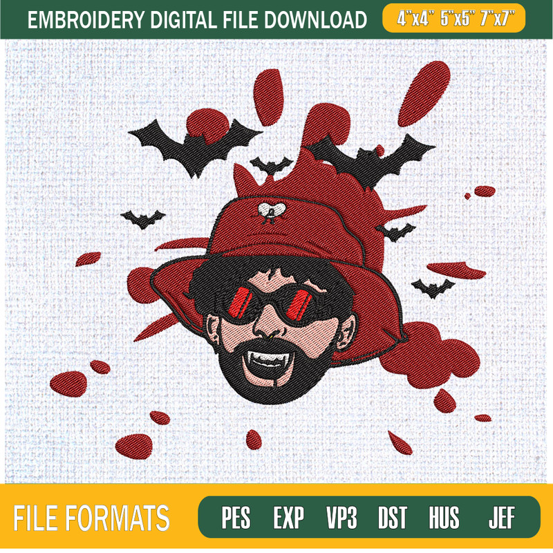 Bad Bunny With Blood Embroidery Designs, Halloween Machine Embroidery Design, Machine Embroidery Designs - Premium & Original SVG Cut Files.jpg