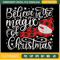 Believe On The Magic Of Christmas Embroidery Designs, Christmas Machine Embroidery Design, Machine Embroidery Designs - Premium & Original SVG Cut Files.png