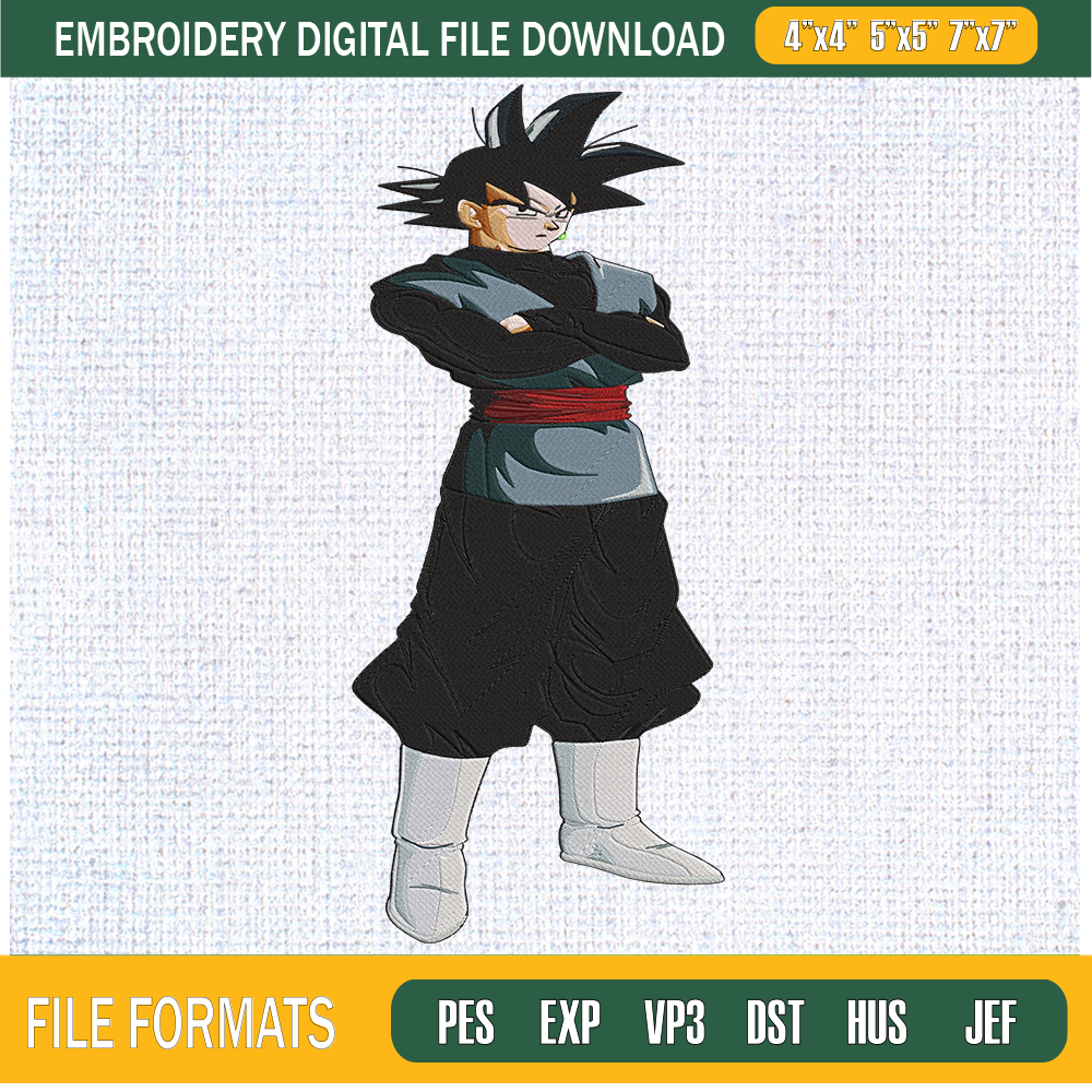 Black Goku Embroidery Designs, Dragon Ball Super Machine Embroidery Design, Machine Embroidery Designs - Premium & Original SVG Cut Files.jpg