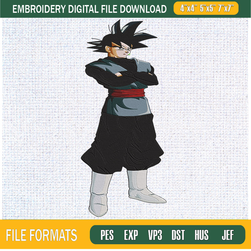 Black Goku Embroidery Designs, Dragon Ball Super Machine Embroidery Design, Machine Embroidery Designs - Premium & Original SVG Cut Files.jpg