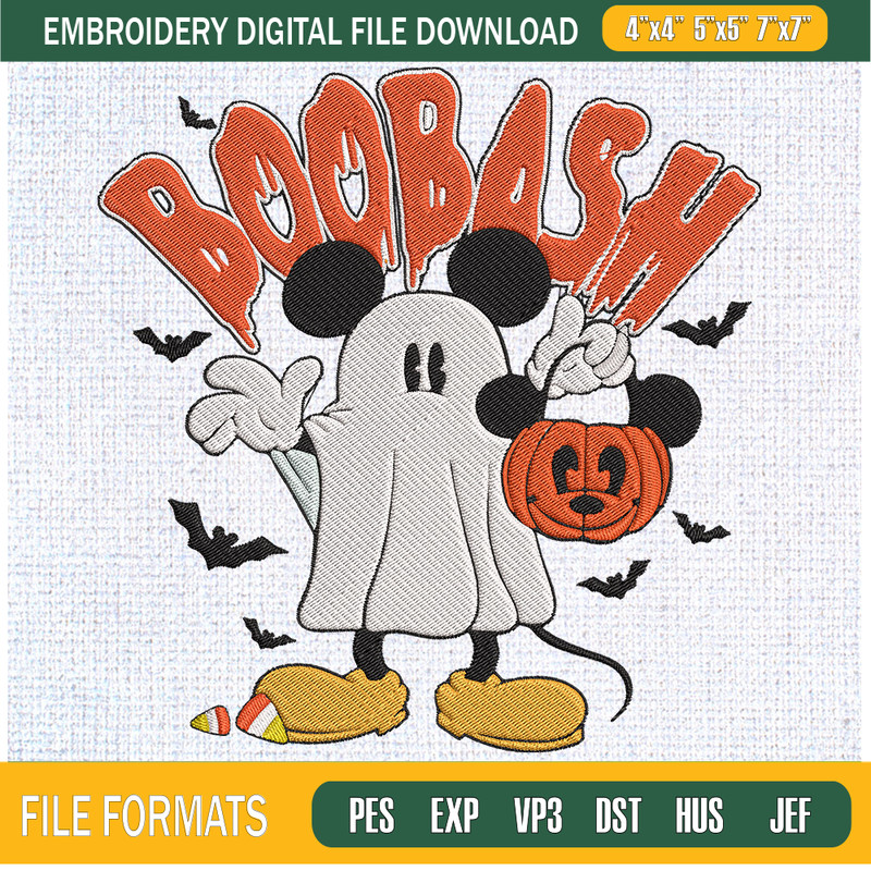 Boobash Mickey Boo Embroidery Designs, Halloween Machine Embroidery Design, Machine Embroidery Designs - Premium & Original SVG Cut Files.jpg