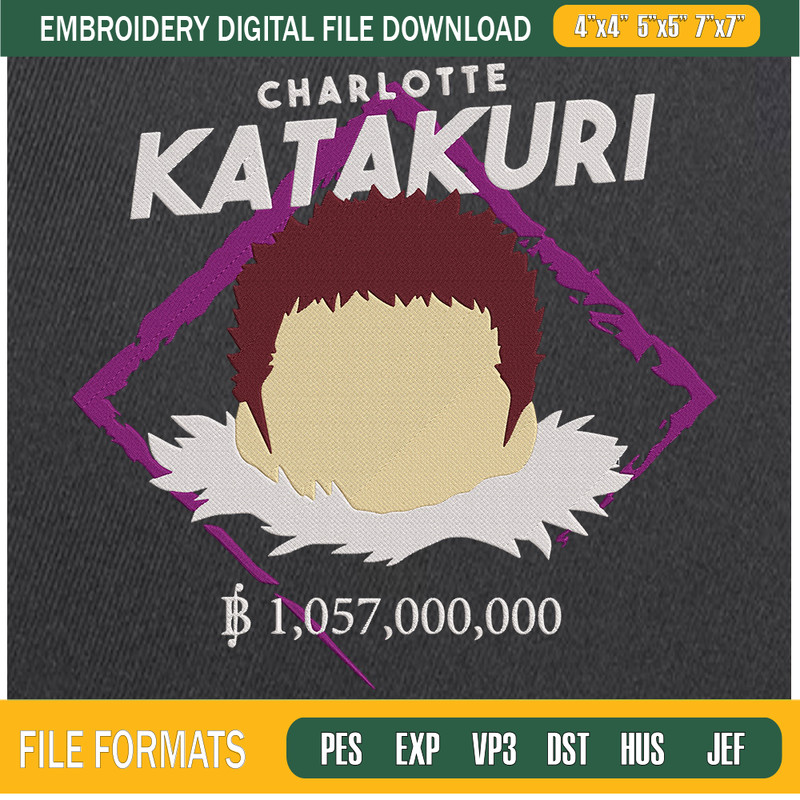 Charlotte Katakuri Embroidery Designs, One Piece Machine Embroidery Design, Machine Embroidery Designs - Premium & Original SVG Cut Files.jpg